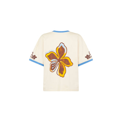 Boyfriend Bind Tee - Frangipani Fizz