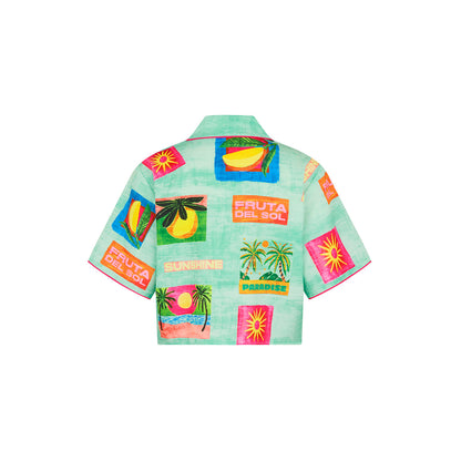 Short Sleeve Summer Shirt - Ocean Honey