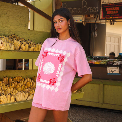 Boyfriend Tee - Shell Beach