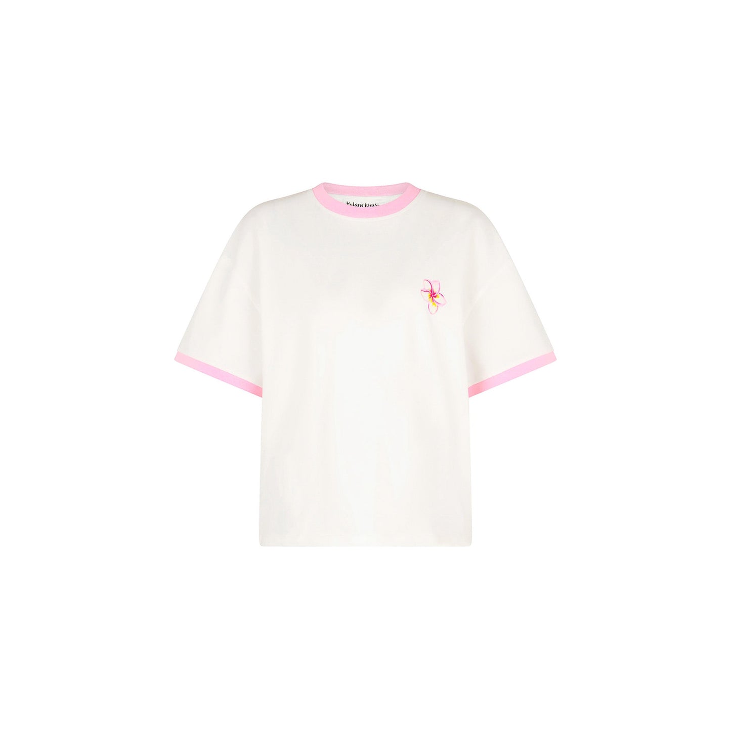 Boyfriend Bind Tee - Hibiscus Paradise