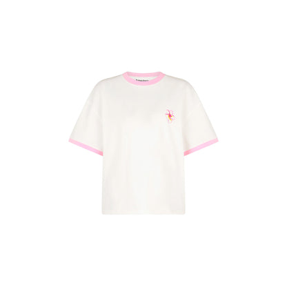 Boyfriend Bind Tee - Hibiscus Paradise